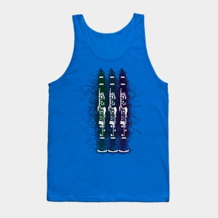 Scribble Clarinets Tank Top